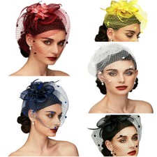 Cappello donna fascinator con