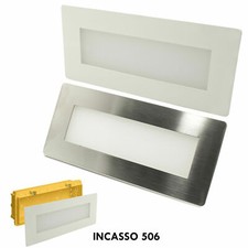 Faretto incasso segnapassi esterni IP65 LED 5W giardino muro cassetta 506 CCT