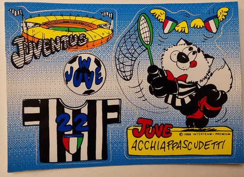 Cartoline 1988 juventus - cartoline,