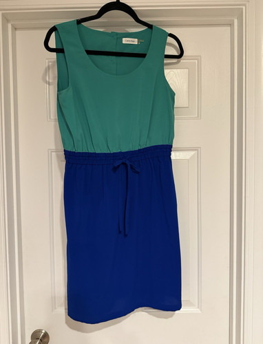 Abito calvin klein colorblock - abito,