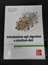 INTRODUZIONE AGLI ALGORITMI E STRUTTURE DATI - 3a ediz Libro Cormen McGrawHill