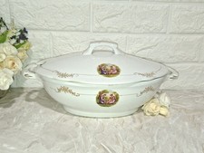 ANTICA ZUPPIERA RETRO' LEGUMIERA CERAMICA LOMBARDA FIGURE STORICHE NO ANGELICA