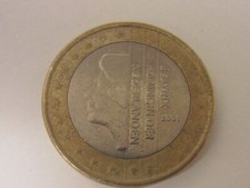 MONETA DA 1 EURO BEATRIX KONINGIN DER NEDERLANDEN 2001