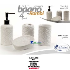 SET BAGNO 4 Pz. DISPENSER