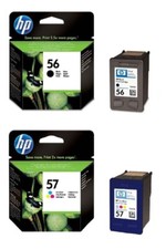 Cartucce di inchiostro originali HP 56 + HP 57 (C6656A +C6657A) - Spedizione gratuita!