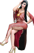 Nuovo abito da danza del ventre egiziano, danza orientale galabia stile Falla...