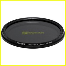 77mm Filtro Fader Vari-neutral density ND a densità variabile da +2 a +10 stop