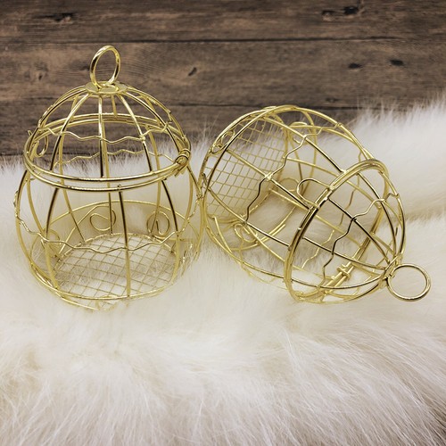 Mini metal gold vintage retro