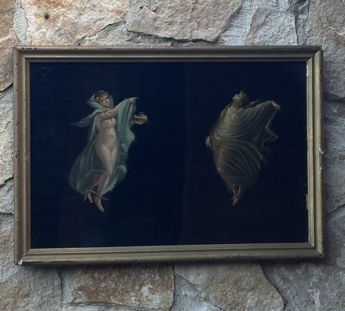 Quadro antico figure stile - quadro,