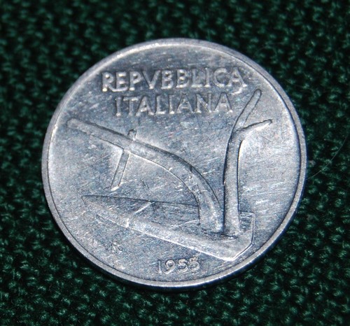 Moneta lire del 1955 - lire,