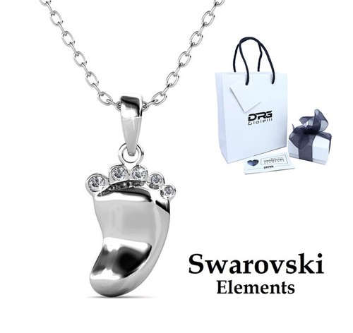 Collana donna nascita piede - collana,