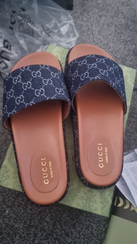 Sandali donna gucci tela - gucci, gg