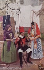 # CAGLIARI: COSTUMI - PANATTARE E MILIZIANO da autocromia di L. Pellerano