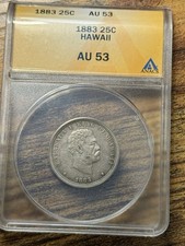 1883 Regno delle Hawaii quarto