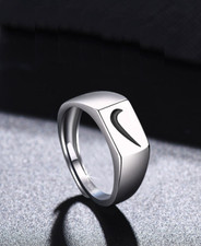 Anello regolabile argento