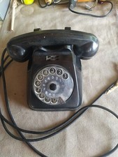 Telefono SIP Face Standard Nero Bachelite Vintage Modernariato Epoca 