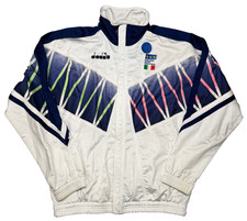 tuta giacca Italia 1994 World Cup felpa Diadora Baggio IP tracksuit track top L
