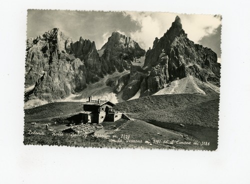 Cartolina dolomiti baita - -,