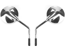 Coppia specchietti x2 cromati