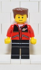 Lego trn140 uomo passeggero treno stazione giacca logo spazio 2007 set 7997