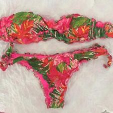 Affare! Stupendo Costume Bikini Tezuk Pizzo Hawaii Fuxia Floreale  COME NUOVO