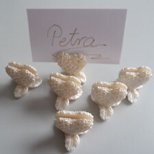 Cartellino Segnaposto Gäste-kartenhalter Cuore Rose Matrimonio Quantità a Scelta