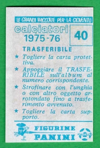 Trasferibile calciatori panini - trasferibile,