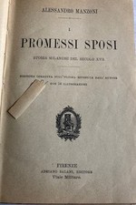 A. MANZONI-I PROMESSI SPOSI-SALANI 1905