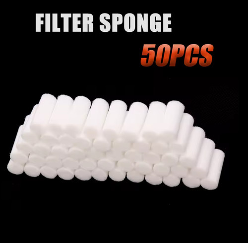 50pcs filtro cotoni - cotoni, 25x10mm