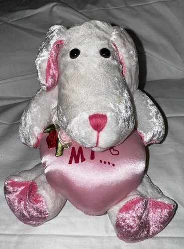 Peluche cane cucciolo cuore