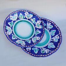 Vietri Servizio Piatti 2pz. in Ceramica Vietri 100% decorato a mano Blu