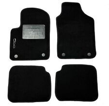  tappetini moquette per 500 dal 2013 in poi, bordino antiscivolo, clip 