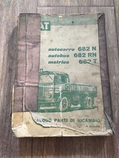FIAT CAMION EPOCA 682 N RN T 1958 CATALOGO PARTI RICAMBIO MANUALE RICAMBI 3 ED.