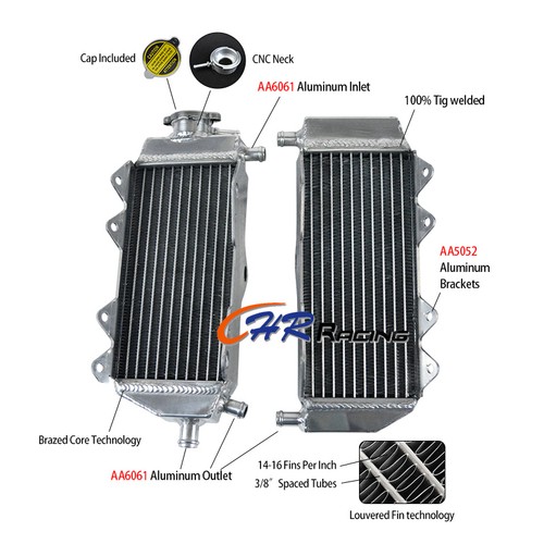 Aluminum radiator for - radiator,