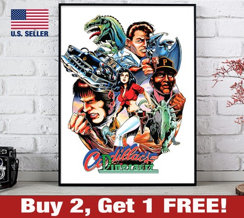 Poster cadillache dinosauri - cadillache,