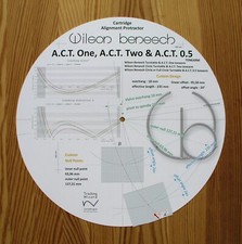 Goniometro allineamento cartuccia per Wilson Benesch A.C.T. One/Two/0,5 bracci di tono