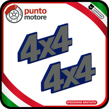 2 SCRITTE LATERALI 4X4 per