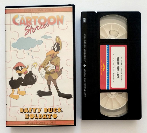 Vhs daffy duck soldato - soldato, film