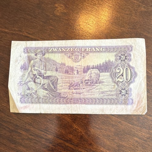 Banconota franchi - banconota, 20