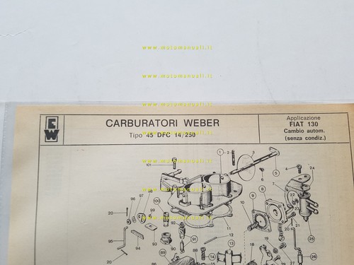 Weber carburatore dfc - weber,
