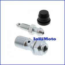 VITE SPURGO ARIA PINZA FRENI CON VALVOLA ACCIAIO M 10 x 1 mm KTM SMR 450 525 560