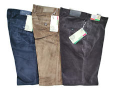 Ultimi Paia con Sconto Pantalone Velluto Uomo Elasticizzato Regular Fit Tg.48/60