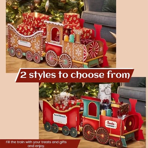Trenino natale cm babbo - trenino,