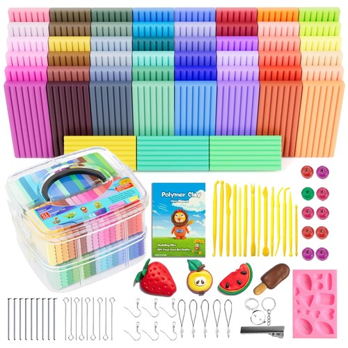 Color polymer clay starter - 51-color,