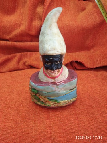 Busto pulcinella creta - di,