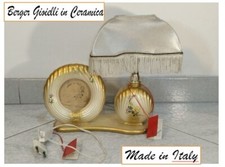 Lampada “ Berger - gioielli in ceramica “ Con porta foto Nuova articolo Vintage