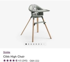Stokke high chair - high, glacier