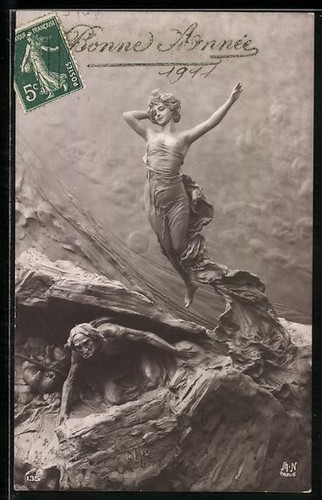 Cartolina artistica domenico - cartolina,