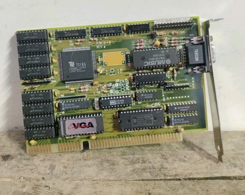 Tseng labs et4000ax vga card - tseng,
