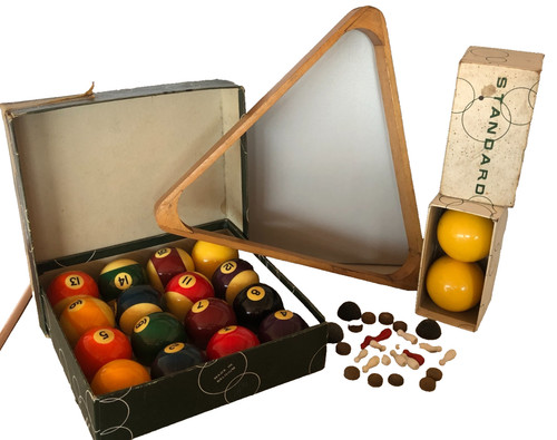 0082 set biliardo palle - biliardo,
